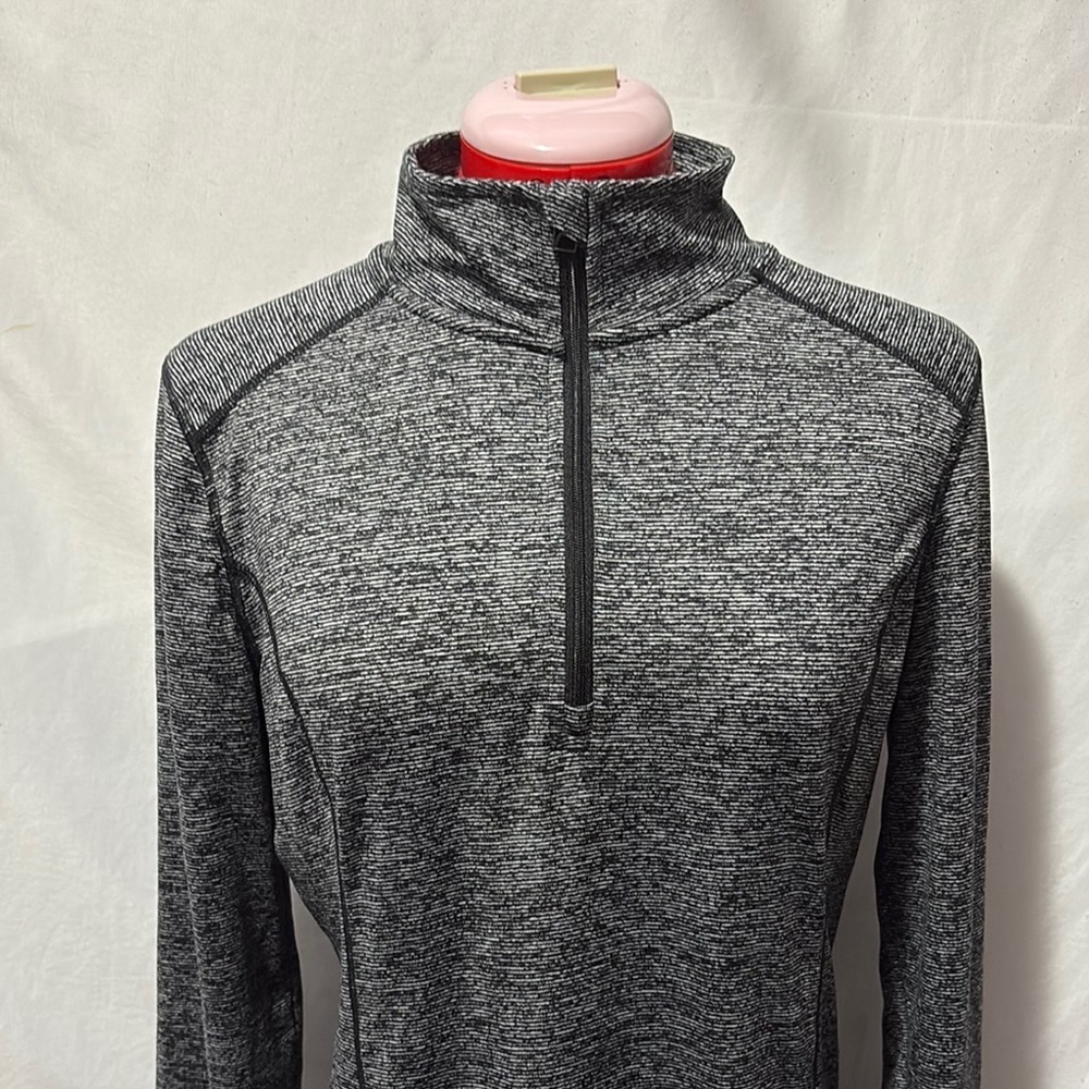 Head Gray Zippered Fitted Sweatshirt MM254 - Picture 2 of 8